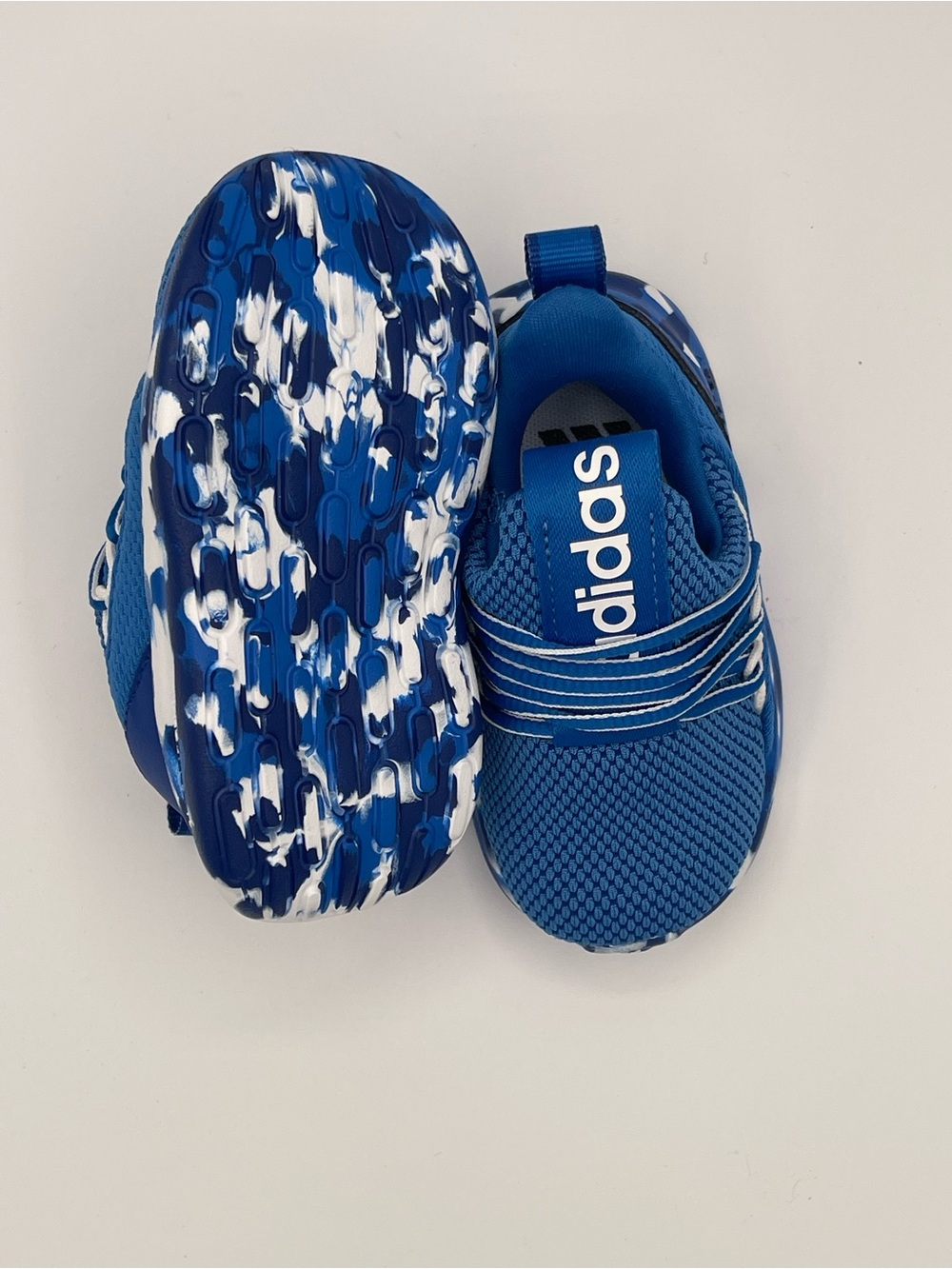 Adidas Kids Blue Slip-On Athletic Shoes